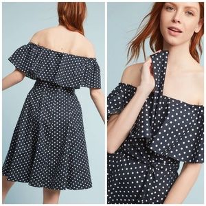 donna morgan polka dot dress